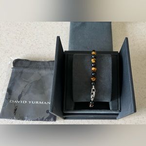 Genuine David Yurman men’s tigers eye bracelet.